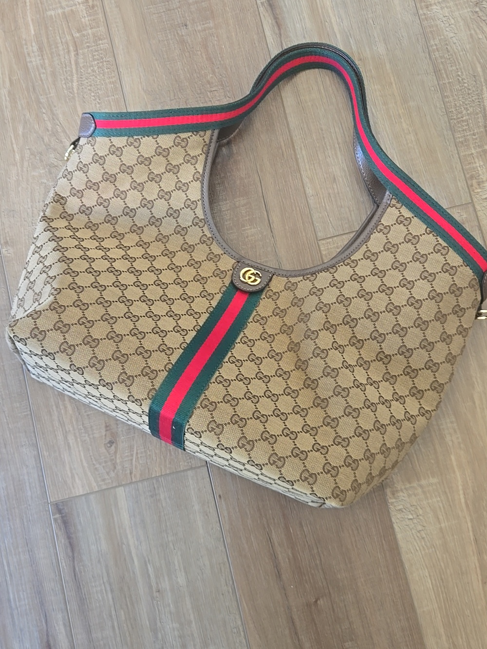 Gucci Giglio Handbag And Pouch - Picture 10 of 15